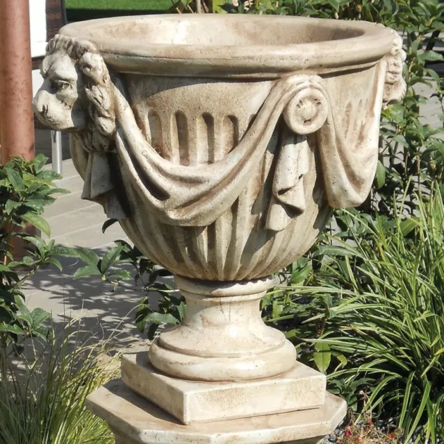 Vase Amphore Schale Pflanzgefäß Kübel Steinvase Gartendekoration Marmor Art.206