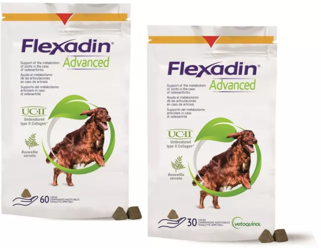 Flexadin¹Advanced articulation joint,arthrose 30 ou 60 comprimes chiens chat