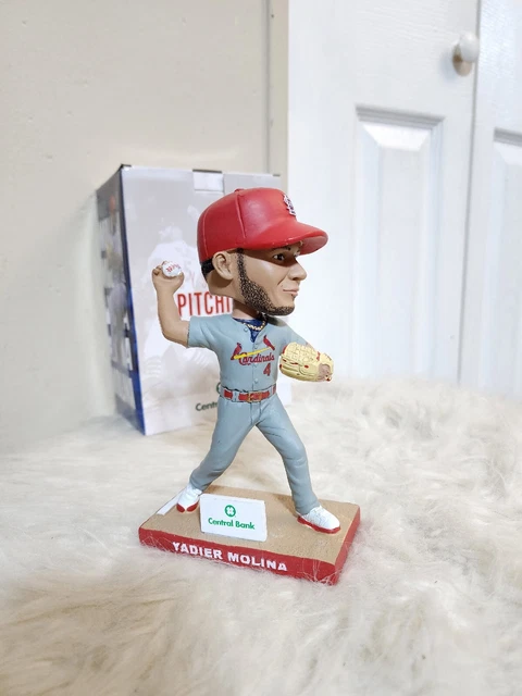 St. Louis Cardinals Yadier Molina Mystery Pitching Bobblehead