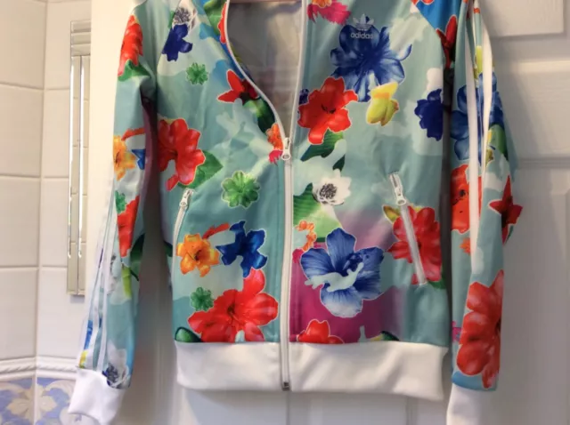 ADIDAS GIRLS TRACKSUIT JACKET 12-13 years