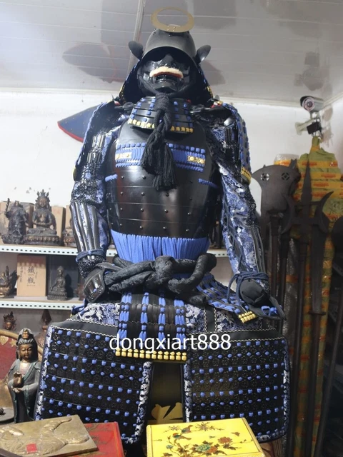 iron Handwork weave Japanese ancient times warfare soldier warrior Armor helmet