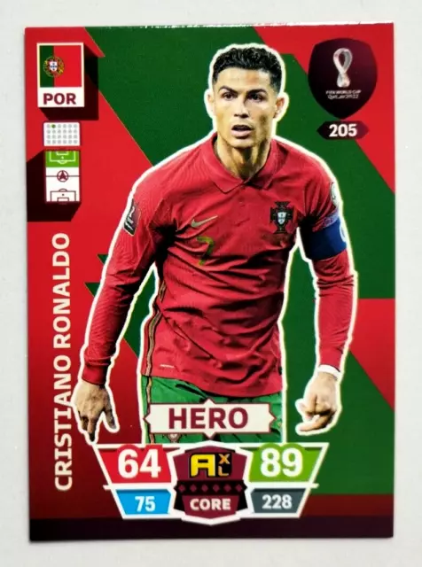 Panini Adrenalyn Xl World Cup Qatar 2022 Card N. 205 Cristiano Ronaldo Portugal