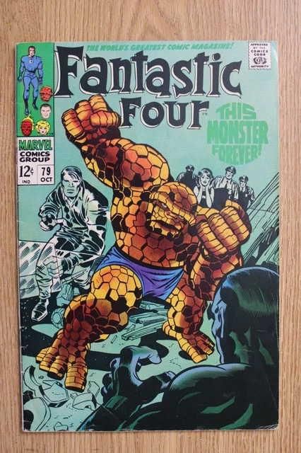 Fantastic Four #79 (Marvel, 1968) Android Man Appearance F/VF