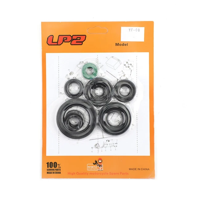 Joints D'étanchéité De Fourche Athena Pour 125 RG Gamma / TS / KH - Réf. P40FORK455012, Neufs