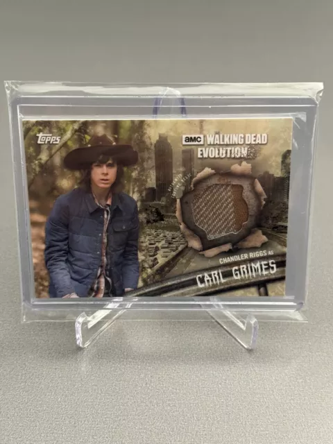 2017 Topps WALKING DEAD EVOLUTION Carl Grimes Costume Relic