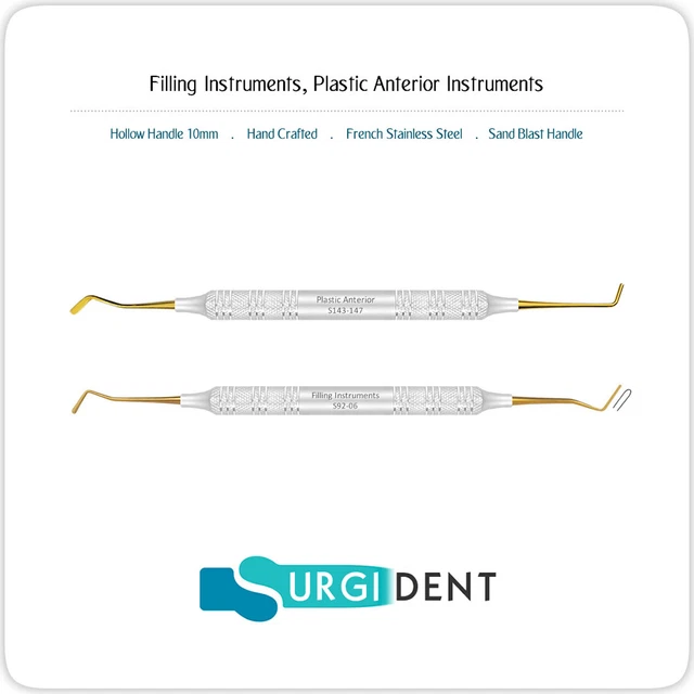 FILLING INSTRUMENTS ANTERIOR Plastic Composite Dental Titanium Tools