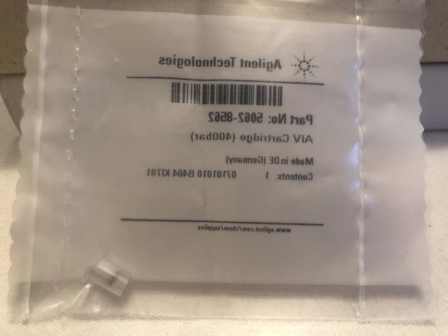 Agilent technologies. Agilent Inlet valve Cartridge 5062-8562 400bar