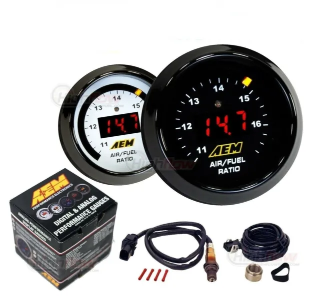 GENUINE AEM 30-4110 Wideband Gauge Controller AFR O2 Air Fuel Ratio 2 1/16" 52mm