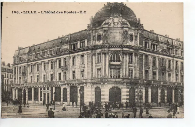 Thème LA POSTE - Bureau de Poste - CPA 59 - LILLE -  la poste 4