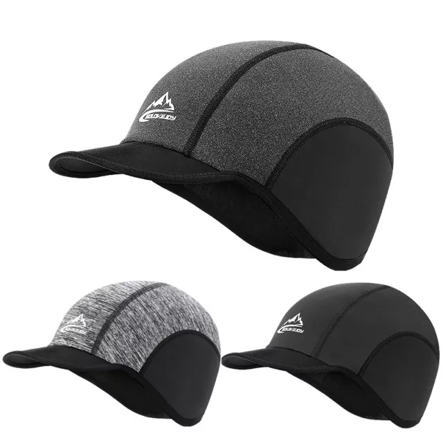 Peaked Beanie Hat Mens Womens Winter Warm Thermal Insulated Peak Cap Headwear