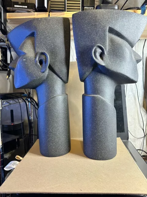 Display heads Art Deco Style Vintage late 1990s