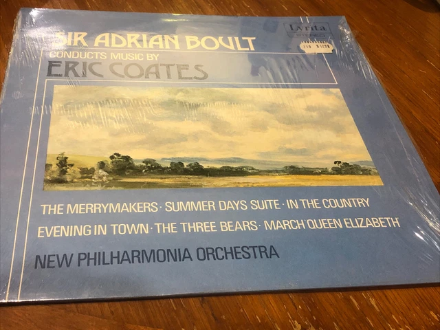LP Sir Adrian Boult Conducts Music by Eric Coates Lyrita SRCS 107 Sealed