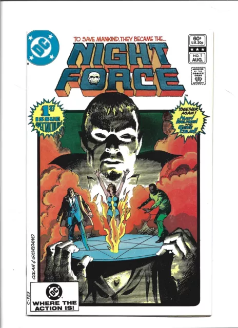 Night Force #1 Dc 1982 Fn/Vf Combine Ship With Cart