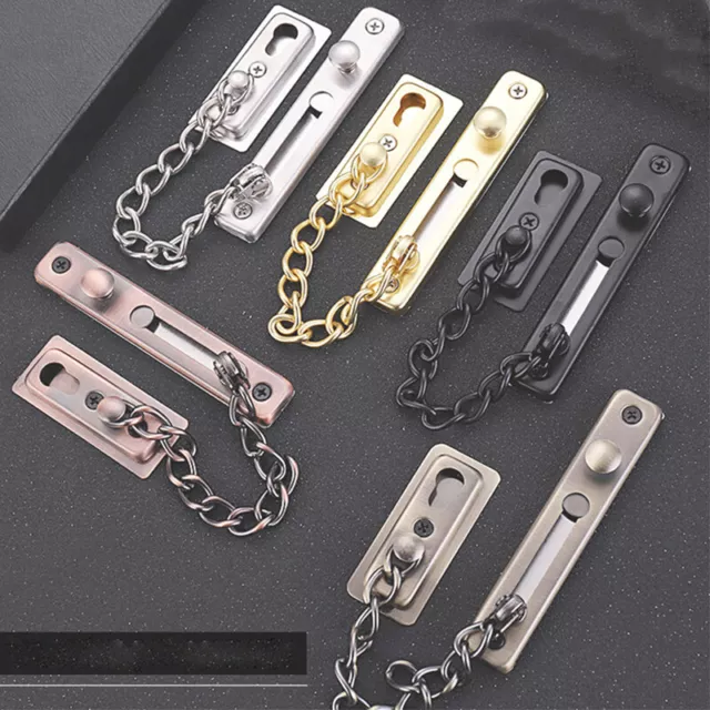 Security Door Chain Stainless Steel Heavy Duty Safety Guard Lock Catch USA