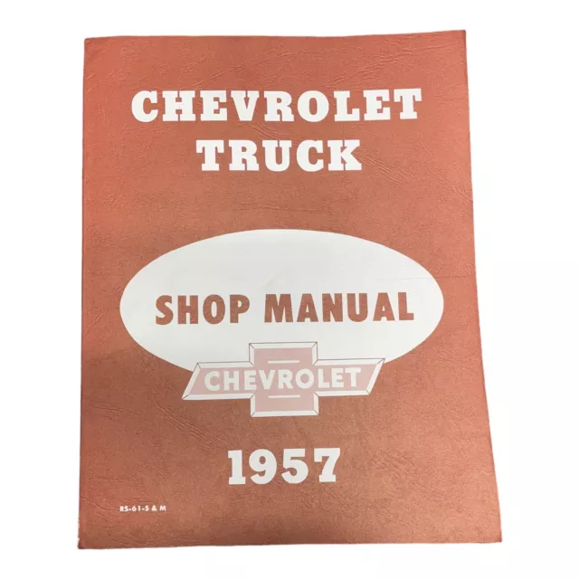 1957 CHEVROLET Truck - Shop Service Repair Manual - New Reproduction