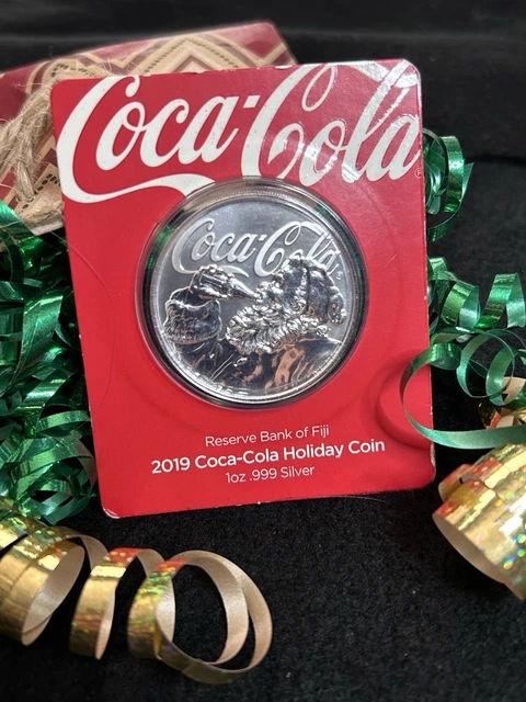 コレクション 2019 Coca-Cola Holiday Coin 1oz Silver 2019 Coca-Cola Holiday Coin 1oz Silver - メルカリ