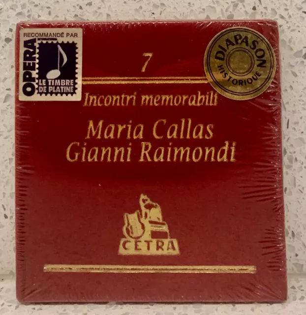 Incontri Memorabili 7 Maria Callas (CD, Fonit Cetra) Gianni Raimondi
