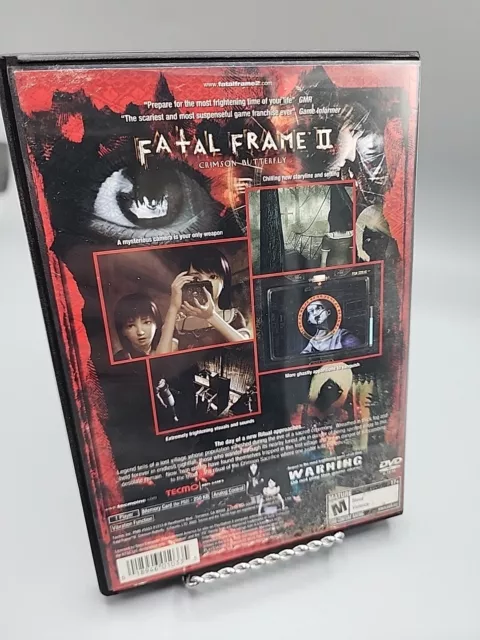 Fatal Frame II: Crimson Butterfly (PlayStation 2) PS2 / Case ONLY / No Game 3