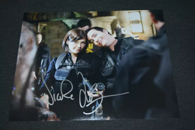 Autografo firmato NICOLE DE BOER 20x25 cm di persona STAR TREK DS9 Ezri Dax