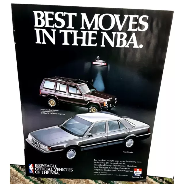 1988 Jeep Cherokee Eagle Premier Ad Vintage Original