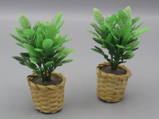 2 plantes vertes en pot - L'originale Dolls' house - DeAgostini