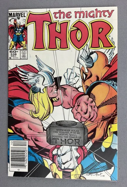 Thor #338, 12/83, 2nd appearance Beta Ray Bill, Walt Simonson story, cover & art