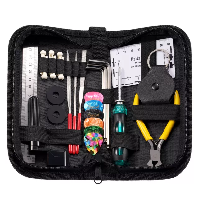 31p Guitar Care Kit Luthier Tools Setup Repair Maintenance Tools Full Set