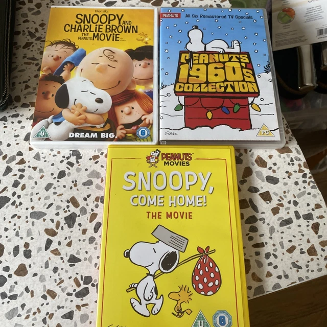 SNOOPY CHARLIE BROWN Peanuts 1960's Collection DVD Bundle Set of 3