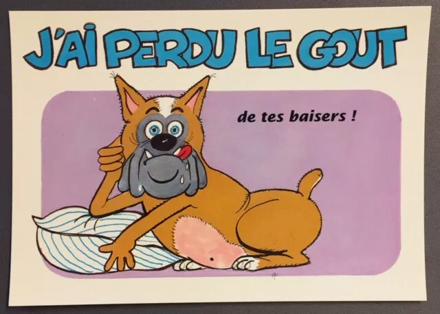 Carte Postale Humoristique : J'AI PERDU LE GOUT