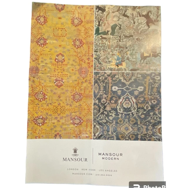 MANSOUR PRINT AD Campaign Spring 2024 8x10 Original Magazine Luxury