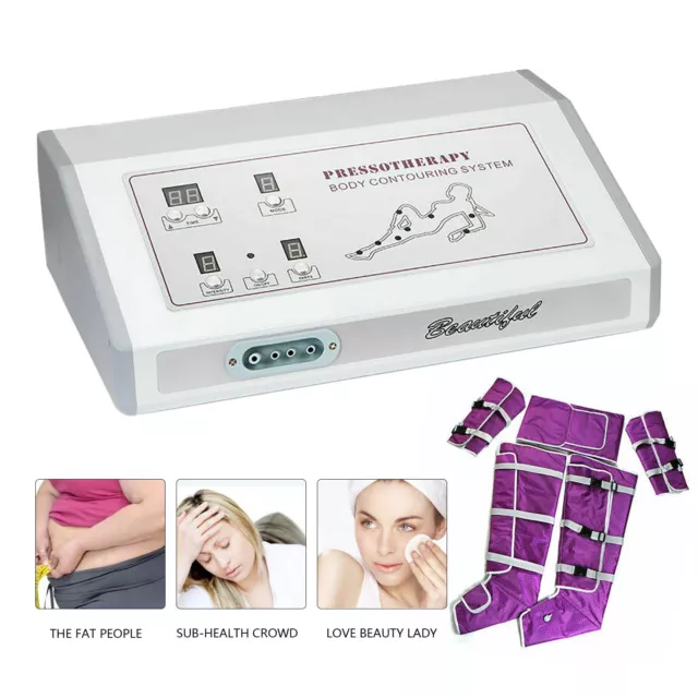 Pressotherapy Massager Fat Burning Full Body Slimming Air Pressure Machine