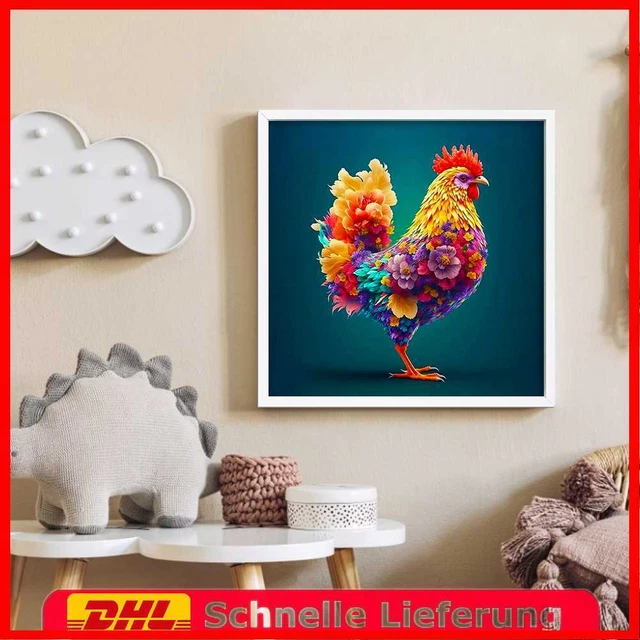 5D DIY Full Round Drill Diamond Painting Huhn Kit Art Home Decoration (GS3310)