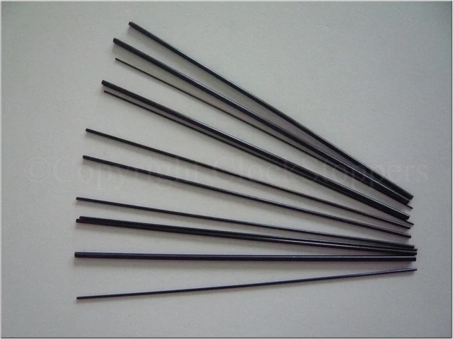 12 Tempered Blue Steel Wire Pivots Clock Repair Pivot Pinions Staff 2.2 - 3.95mm - Foto 12