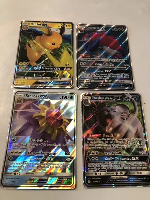 Lot De 50 Cartes Pokémon Officielles - Inclut Cartes Rares GX, EX, FA - Dracaufeu, Pikachu Et Plus
