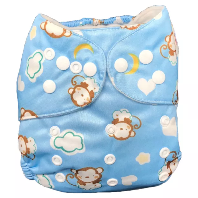 IXYVIA Baby Cloth Diapers Resizable Adjustable Washable Pocket Nappies #7
