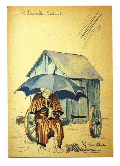 Carte Postale Ancienne Provence - Arlésienne Dessin De Herain, Baux, Vieille Madelon
