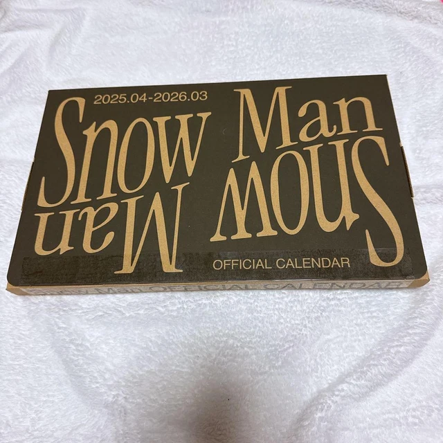 SNOW MAN OFFICIAL Calendar 20252026 £58.34 PicClick UK