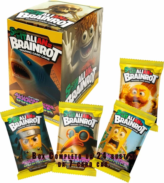 SKIFIDOL ITALIAN BRAINROT Beta Series | Complete Box with 24 Packs of 7 ...