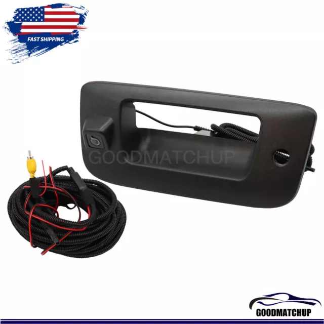 Tailgate Handle Backup Rear View Camera For 2007-2013 Chevy Silverado GMC Sierra