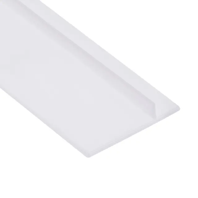 Trim Seal, Silicone T-Seal Channel Edge Protector Sheet, 635mm Transparent 2pcs