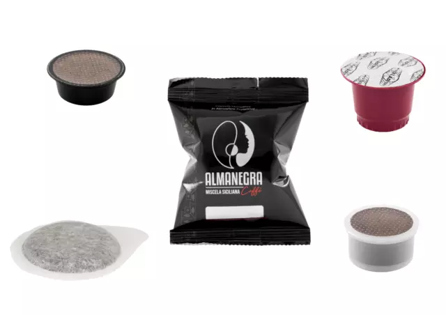 Cialde Capsule Caffe Compatibili Nespresso a Modo mio Espresso Miscela Robusta