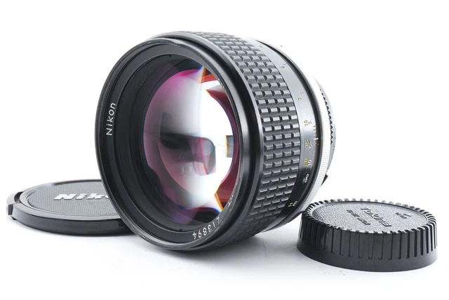 [Optique Mint ] Nikon Nikkor Ai-S 85mm F1.4 Portrait Mf Ais Lens Montage F Japon