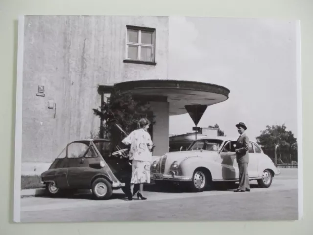 BMW "Die kleine Isetta und der große V 8" Pressefoto press photo Werkfoto