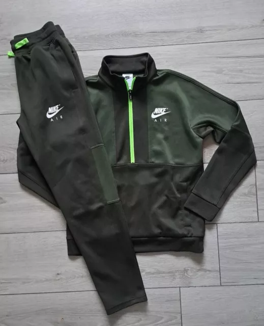 Nike Air Tracksuit Forest Green Large Boys Age 12-13 Years