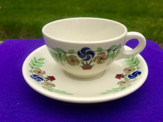 1948-1951 GN Great Northern Railway Dining Car Service China Cup & Saucer ORIENT