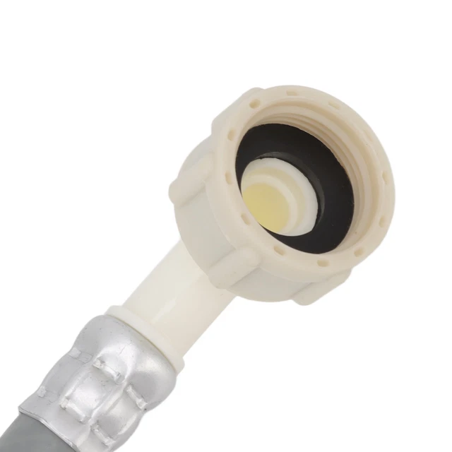 Anjing Connettore Per Tubo Ingresso Lavatrice/Lavastoviglie - Raccordo 3/4 X 3/4 Di Pollice In ABS - Bianco - Resistente Fino A 120°C