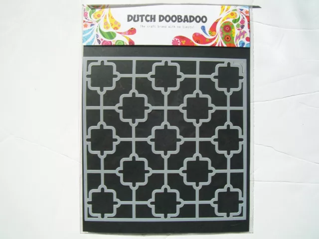 Dutch Doobadoo Mask Art Stencil A5 'Tile' - Card Making - Brand New - Free Post