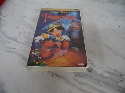 🎆Walt Disney Pinocchio (VHS, 1999, Clam Shell Gold Collection)🎆