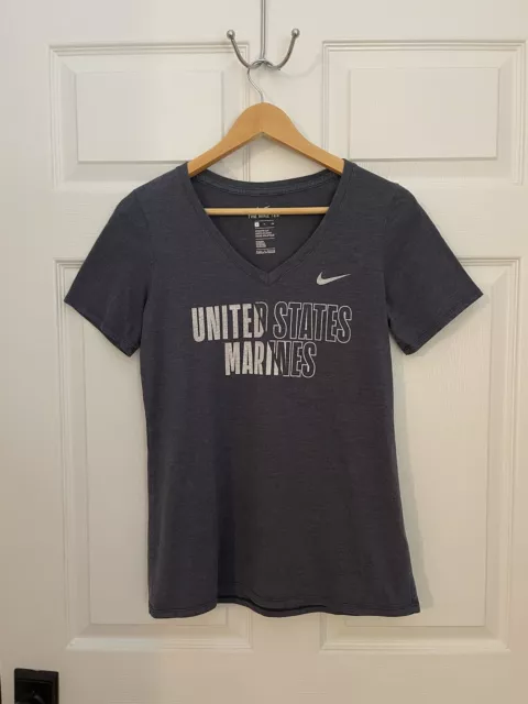 The Nike Tee United States Marine Blue Womens S Vneck T-shirt Shortsleeve