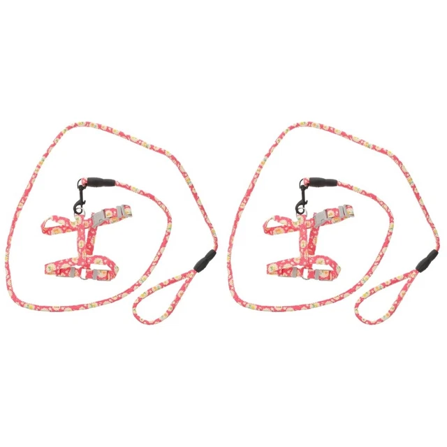 2 piezas Escape Proof Cat Gabeless cómoda mascota - cuerda de lino ajustable